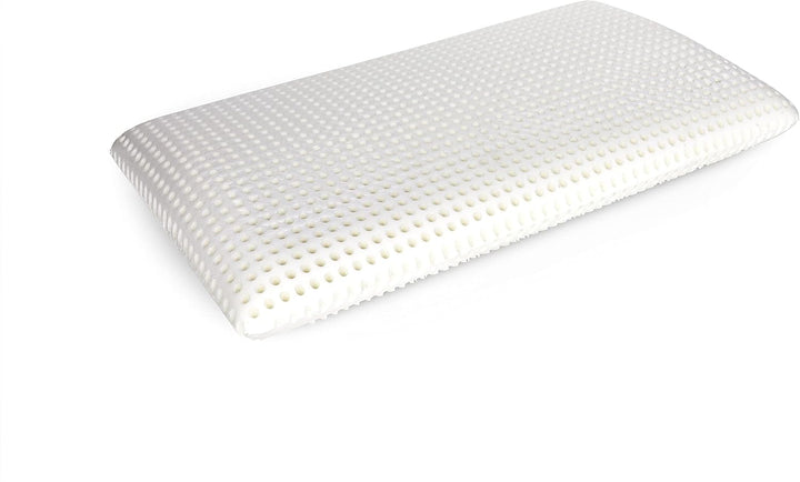 Talamo Italia Set de 2 perne pentru pat, 100% Made in Italy, pernă detașabilă "săpun" din spumă de memorie perforată, hipoalergenică și respirabilă, 70X40Xh16 Cm Perne standard Naty Shop Altezza 10 Fără capac Singolo