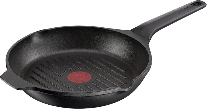 Tefal Robusto Aluguss Bratpfanne 28 Cm, Pfanne Induktion Mit Antihaftversiegelung, Thermo-Signal Bei Idealer Brattemperatur, Einfache Reinigung, Spülmaschinenfest, Für Alle Herdarten Geeignet E24906