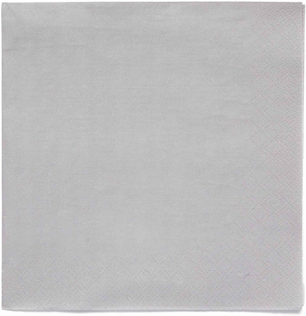 Amscan 9915402-215 - Șervețele de prânz ecologice, compostabile, gri grafit, 20 bucăți