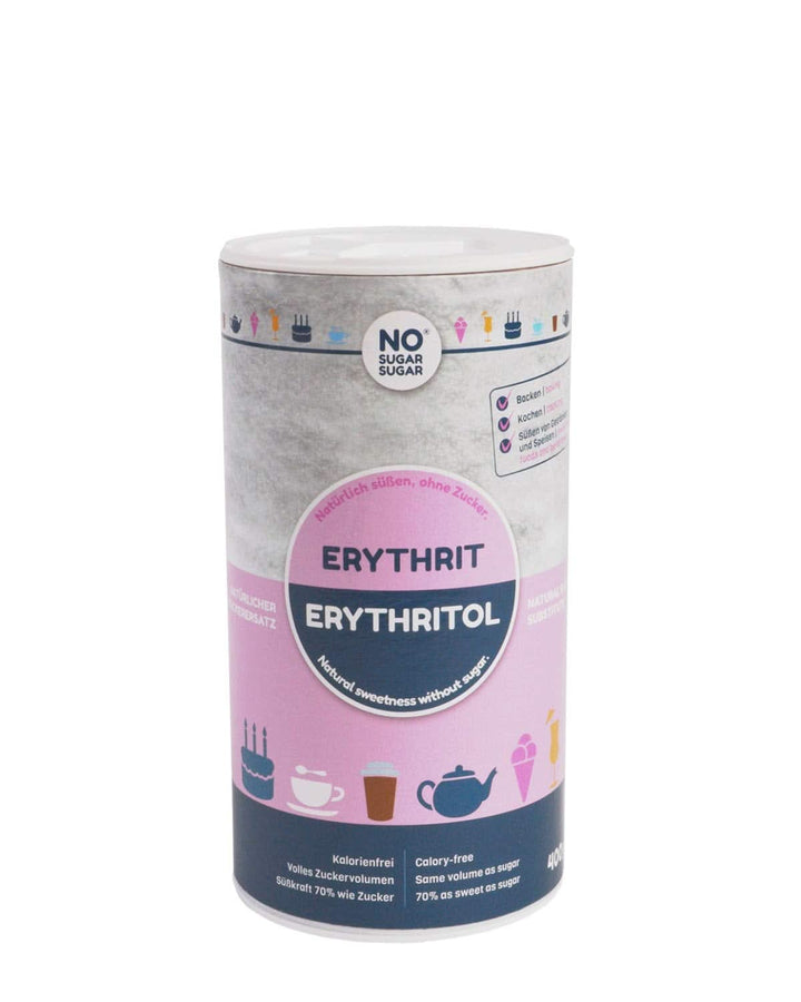 No Sugar, Erythritol natural fără calorii, utilizabil ca înlocuitor de zahăr, 4,5 Kg