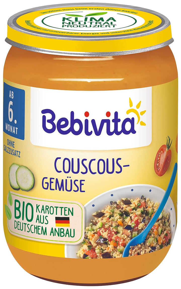 Menüs Ab Dem 6. Monat Couscous-Gemüse (6X190G)