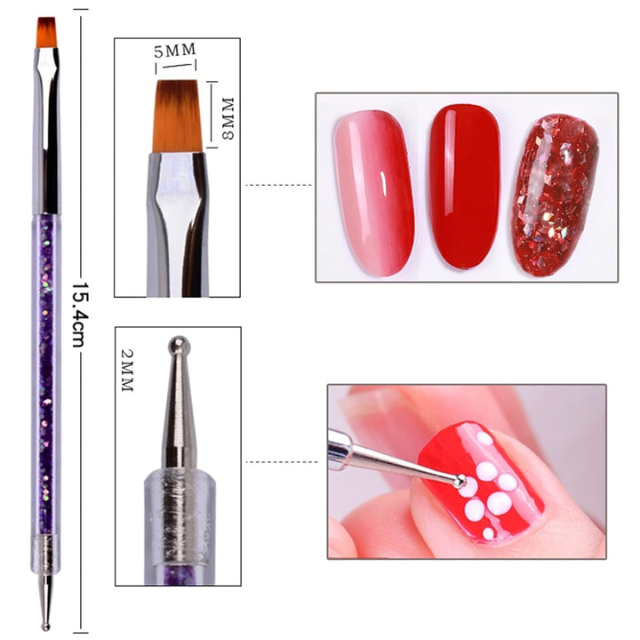 Nagel Art Fineliner Pinsel[5 Stück],Nagel Art Liner Pinsel,Professionel Detail Pinselset,Nagellack Pinsel,Für Nail Art Design Painting Salon,Nageldesign Nagel Fußpflege