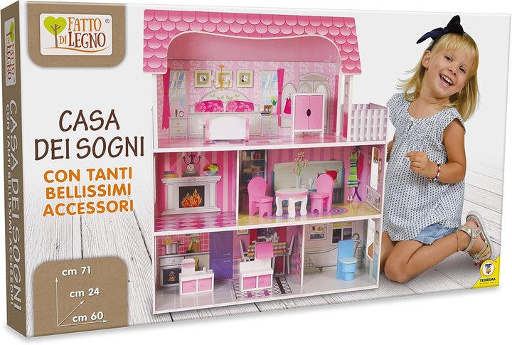 Casă din lemn pentru păpuși și LOL 40541