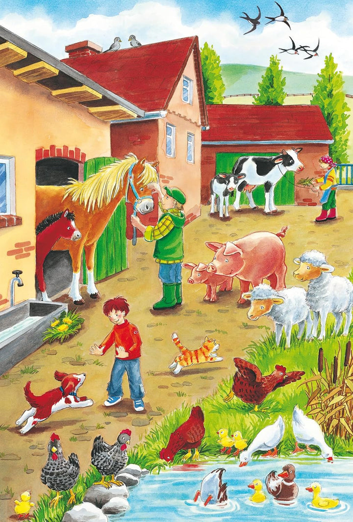 Schmidt Spiele 56216 Puzzle jigsaw pentru copii, 3X24 piese
