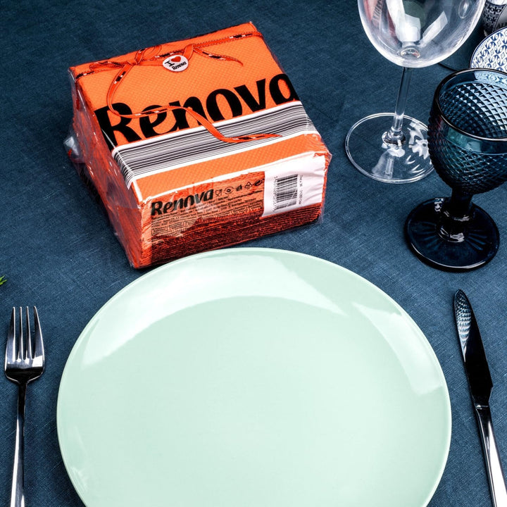 Șervețele de hârtie Renova, Red Label Orange - 70 de șervețele