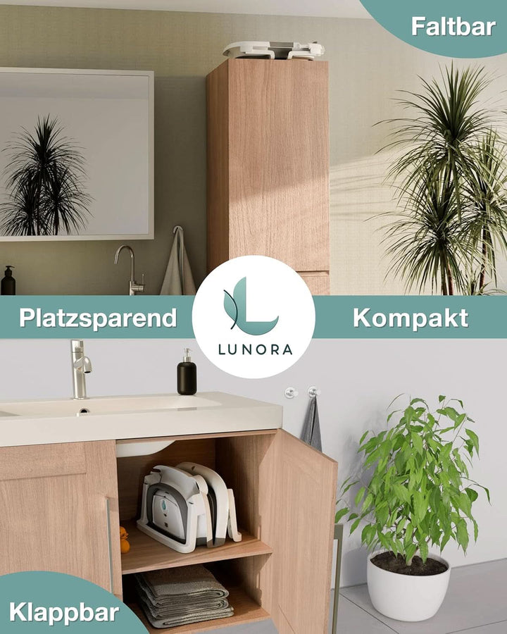 Lunora Popopool Babybadewanne Das Original | Platzsparende & Faltbare Babywanne Inkl. Komfort-Kissen | Hochwertige Kinderbadewanne Bpa-Frei | Ideal Für Baby 0-24 Monate | Inkl. E-Book