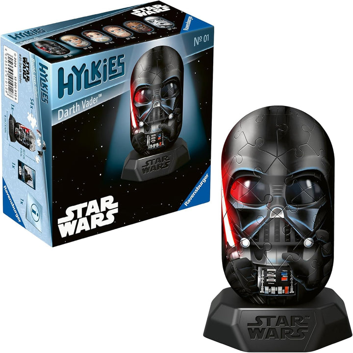 Ravensburger Hylkies: Figurine de colecție Star Wars de asamblat singur - Figura #03 - Prințesa Leia - Construiește, îndrăgostește-te, colecționează - Mini figurine pentru fanii Star Wars