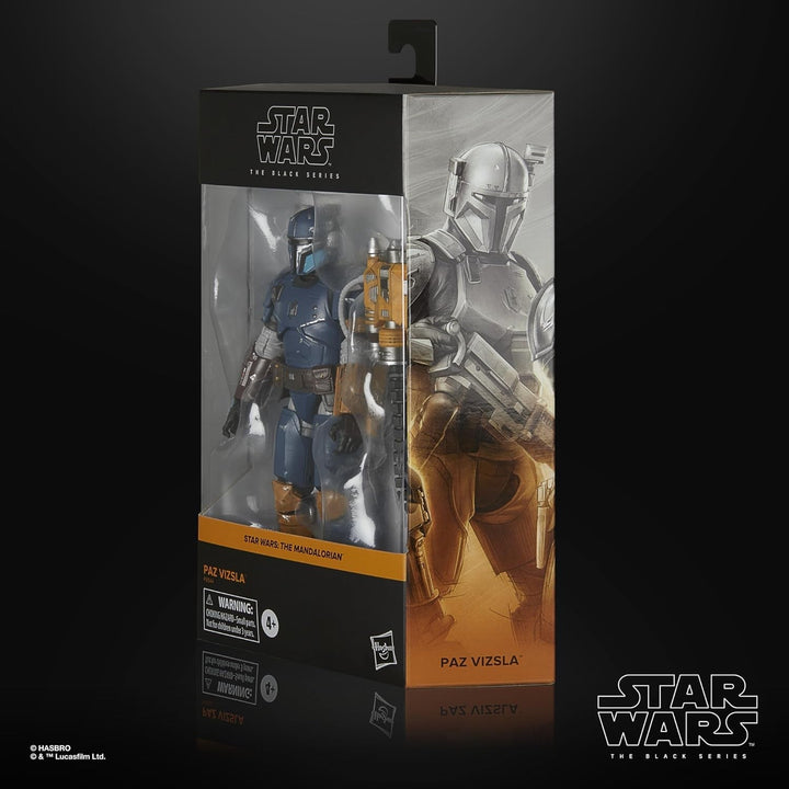Star Wars seria neagră Paz Vizsla, figură de acțiune Deluxe (15 cm) Star Wars: Mandalorian