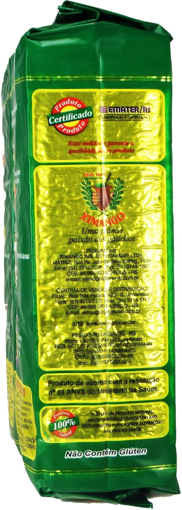 Yerba Mate - 35.27 Oz - Erva-Mate Para Chimarrão - 1Kg… Tea USA Naty Shop