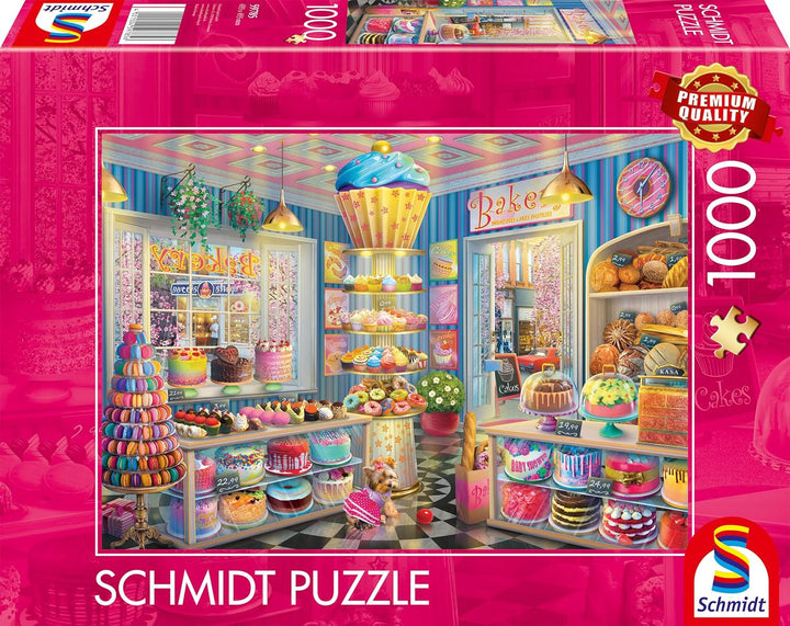 Schmidt Spiele 59785 Brutărie colorată, puzzle jigsaw 1000 piese