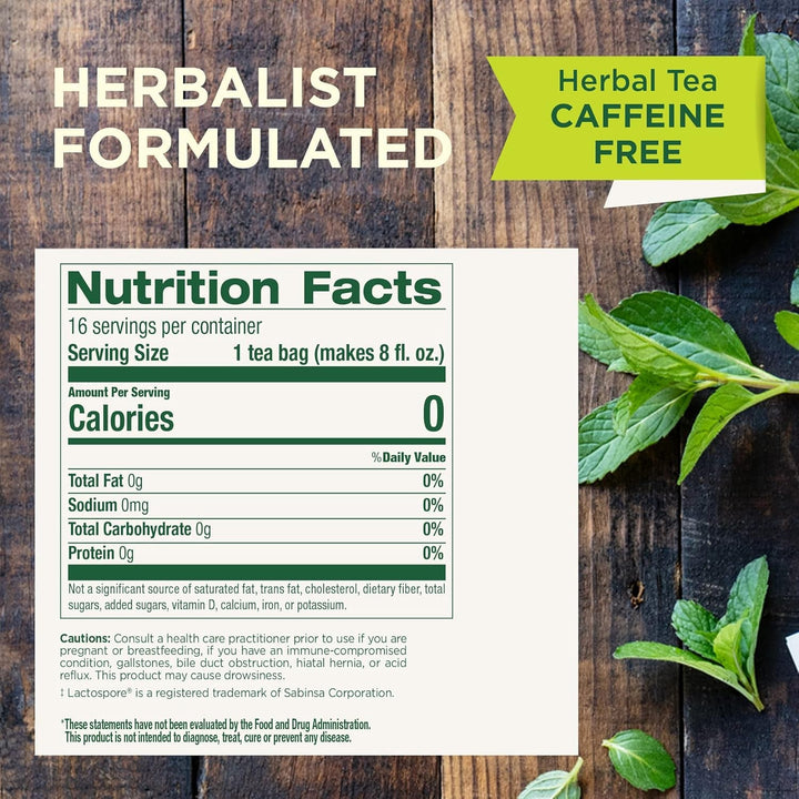 Tea, Organic Triple Mint, Supports Healthy Digestion, Includes 16 Tea Bags Tea USA Naty Shop