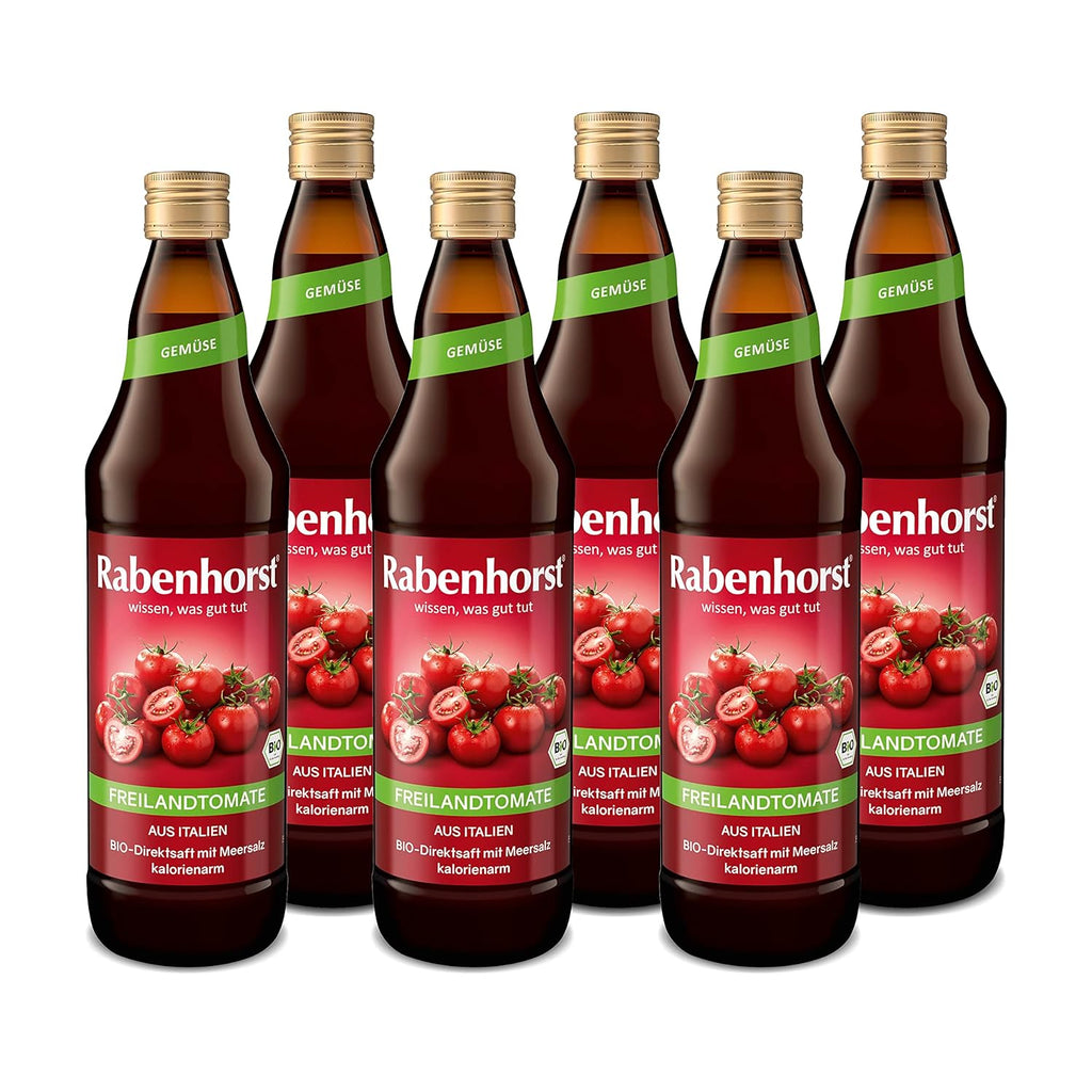 Rabenhorst Tomate ecologice, pachet de 6 (6 X 700 ml)