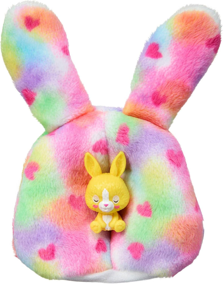 Barbie Cutie Reveal Doll și accesorii, costum de pluș Batik Bunny și 10 surprize cu schimbare de culoare, seria Color Dream, HRK38