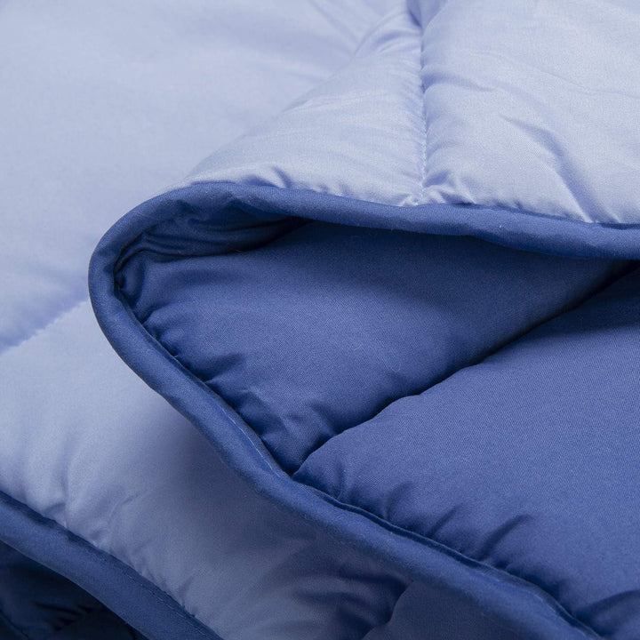 Pikolin Home - Plapumă reversibilă 300 G - Umplutură nordică bicoloră - Pentru pat 135 - confortabilă, caldă, respirabilă, Mallow, 220 X 220 Cm