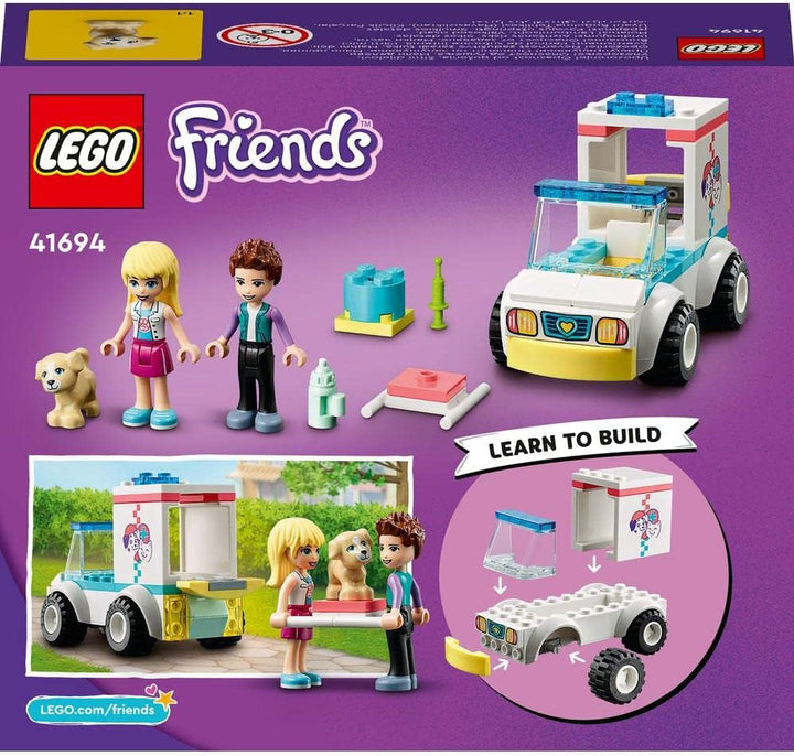LEGO 41694 Furgoneta de salvare a animalelor Friends