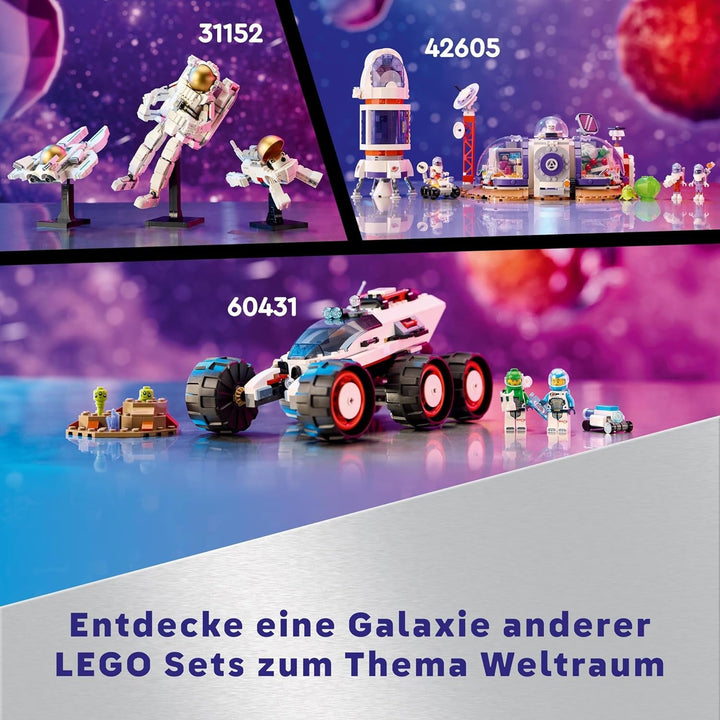LEGO Technic Vtol transportor spațial LT81, set de construcție spațială, jucărie spațială, navă spațială, set de joacă cu mini-rover, cadou pentru băieți și fete cu vârsta peste 10 ani 42181