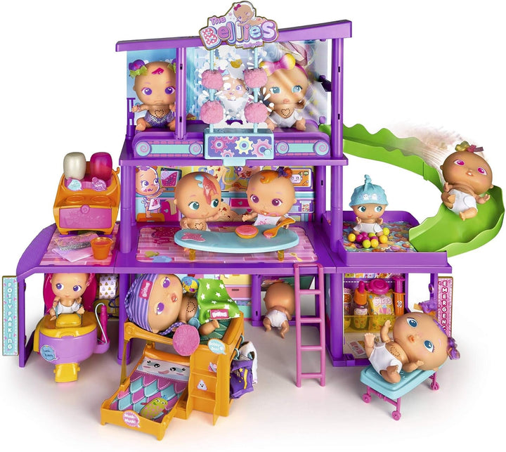 The Bellies - Bellie House, Casa Barriguitas Pentru copii de la 3 ani în sus, multicolor, (Famosa 700015271)