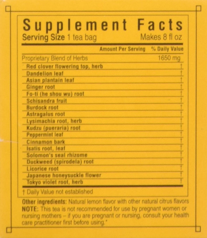 : Tea,Detox, 20 Ct Tea USA Naty Shop