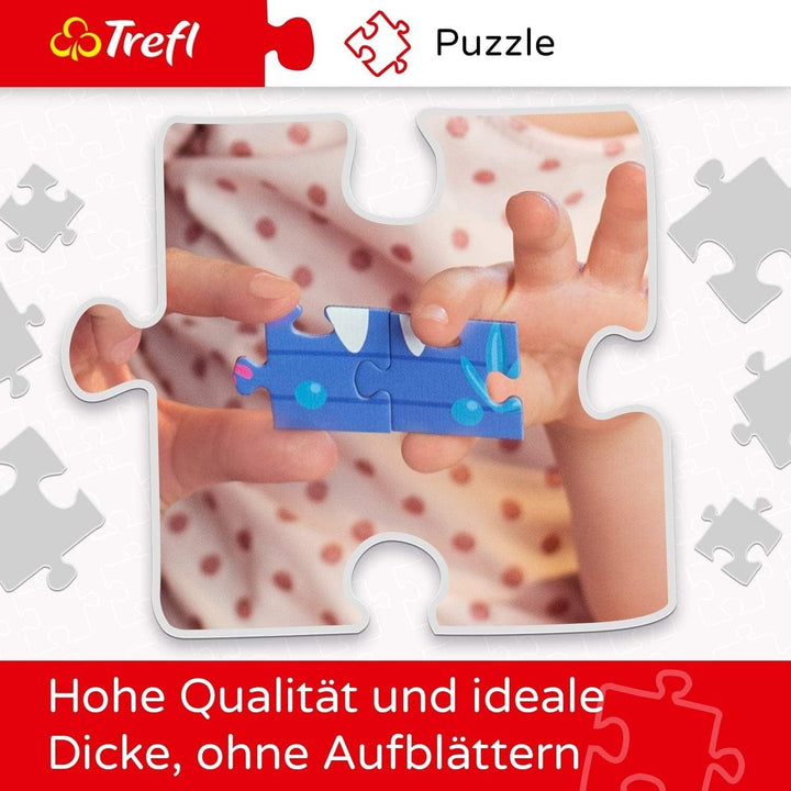 Trefl TR27091 Cascada Haifoss, Islanda 2000 de piese, calitate premium, pentru adulți și copii de la 12 ani Puzzle colorat, lumini din Dubai, roșu