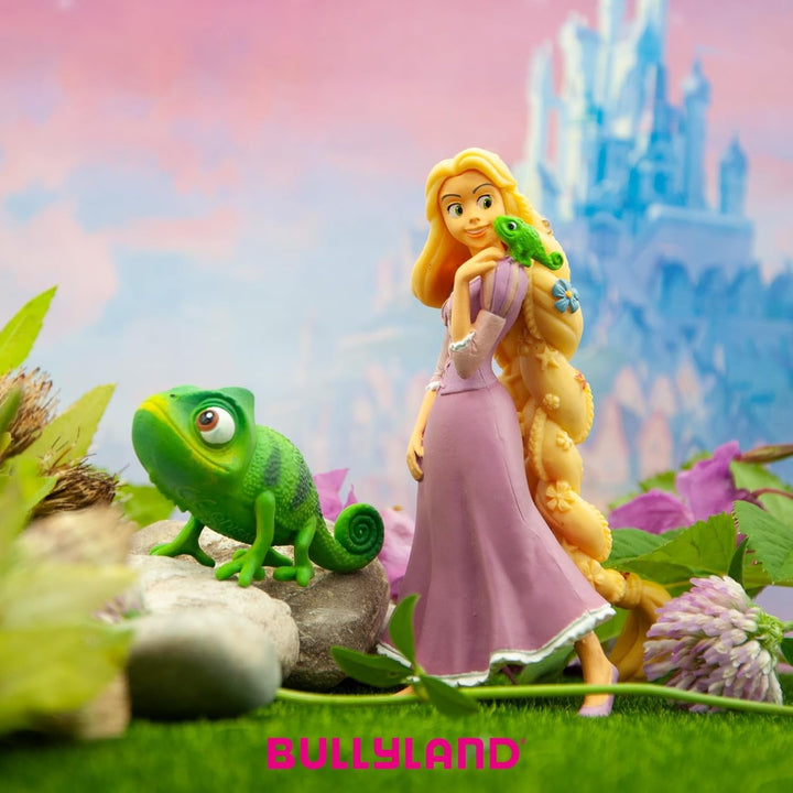 Bullyland 12422 - Figurină cameleon Pascal din Walt Disney Rapunzel "Newly Reconfigured", aprox. 6 cm, fidelă detaliilor, ideală ca mic cadou pentru copii cu vârsta de peste 3 ani