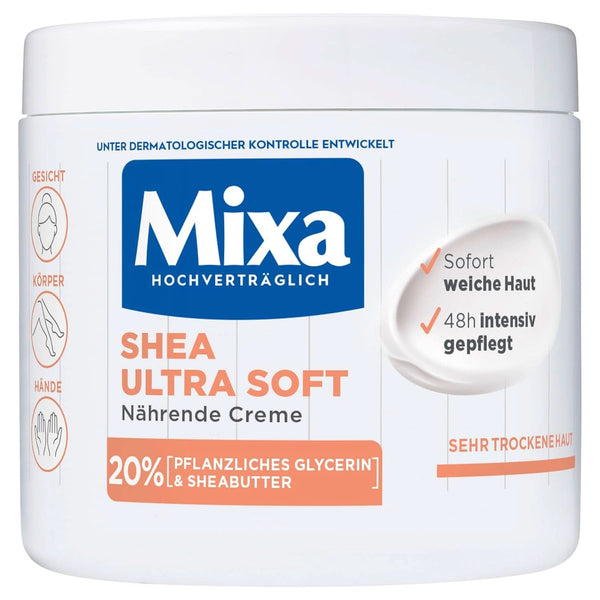 Mixa Shea Nourishing Cream, pentru față, corp și mâini, 400 ml