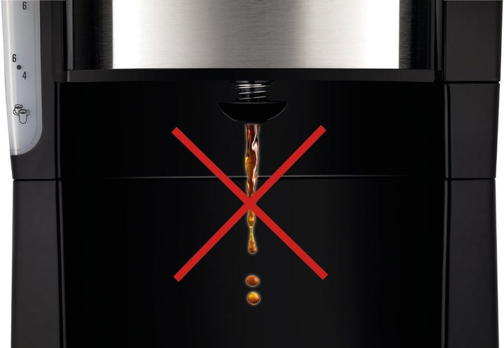 Moulinex FT360811 Cafetieră termică Subito oțel inoxidabil, negru