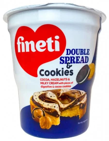 Fineti Double tartinade et biscuits, 370 g