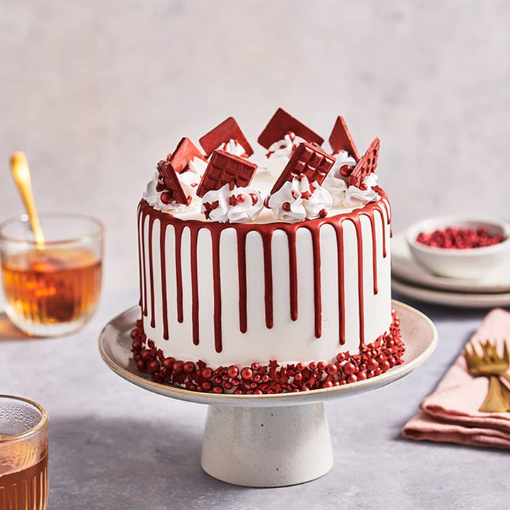 FunCakes Choco Drip Chocolate: Aromă delicioasă, Ușor de folosit, Perfect pentru prăjituri cu picurare, Aromă de ciocolată cu picurare. Pachet resigilabil 180 g. Pasta de zahar Naty Shop
