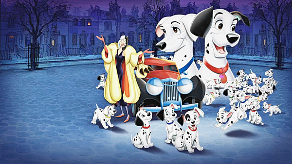 Imagine comestibila, vafa, format A4, 101 Dalmatieni Imagini comestibile Nati Shop