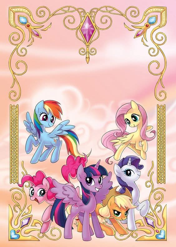 Imagine comestibila, vafa, format A4, My Little Pony - Nati Shop