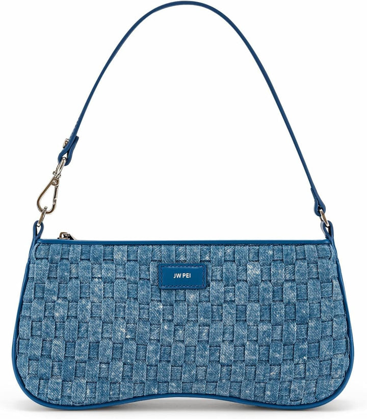 JW PEI Ladies Eva Geantă de mână Genti Femei Naty Shop Tesatura Denim