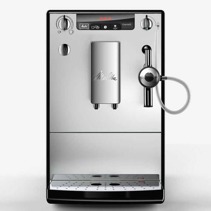 Melitta Solo & Perfect Milk - Mașină de cafea complet automată cu sistem de lapte, mașină de cappuccino pentru, de exemplu, cafea sau cappuccino, argintiu Espressoare Besuche den Melitta-Store