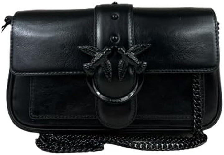 Pinko Ladies lieben eine Tasche und Naplack -Farbblockbeutel